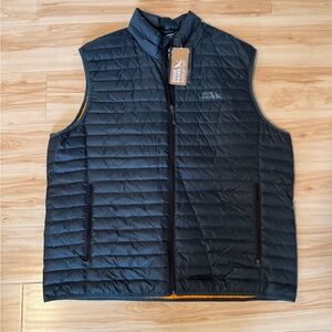 Eddie Bauer Men's Dark Blue Quilted Vest